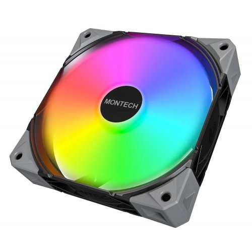 Набор кулеров Montech E28 ARGB 3 in 1 Black купить в Украине: Киев, Днепр, Харьков, Одесса  | Проверка совместимости, низкая цена, отзывы, характеристики от TELEMART фото 3 Набор кулеров Montech E28 ARGB 3 in 1 Black купить в Украине: Киев, Днепр, Харьков, Одесса  | Проверка совместимости, низкая цена, отзывы, характеристики от TELEMART фото