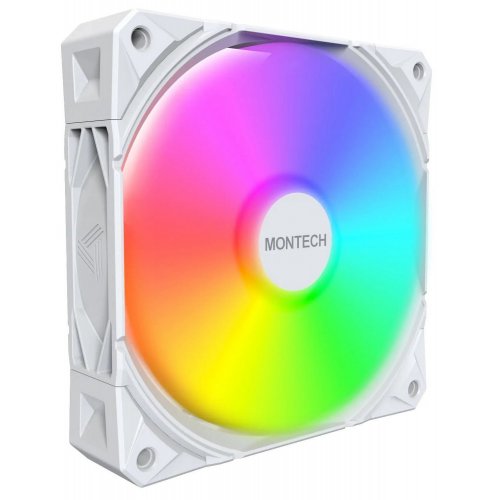 Набор кулеров Montech E28 ARGB 3 in 1 White купить в Украине: Киев, Днепр, Харьков, Одесса  | Проверка совместимости, низкая цена, отзывы, характеристики от TELEMART фото 2 Набор кулеров Montech E28 ARGB 3 in 1 White купить в Украине: Киев, Днепр, Харьков, Одесса  | Проверка совместимости, низкая цена, отзывы, характеристики от TELEMART фото
