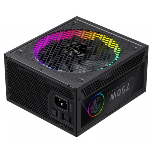 Блок питания GAMEMAX RGB 750G 750W (RGB 750G) Black купить в Украине: Киев, Днепр, Харьков, Одесса  | Проверка совместимости, низкая цена, отзывы, характеристики от TELEMART фото 2 Блок питания GAMEMAX RGB 750G 750W (RGB 750G) Black купить в Украине: Киев, Днепр, Харьков, Одесса  | Проверка совместимости, низкая цена, отзывы, характеристики от TELEMART фото