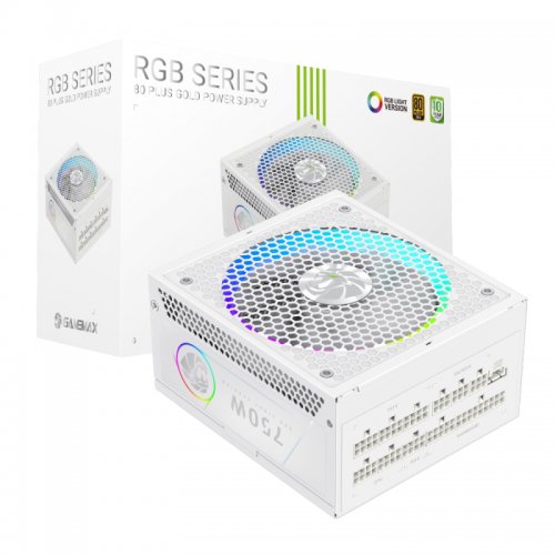 Блок питания GAMEMAX RGB 750G 750W (RGB 750G WH) White купить в Украине: Киев, Днепр, Харьков, Одесса  | Проверка совместимости, низкая цена, отзывы, характеристики от TELEMART фото 5 Блок питания GAMEMAX RGB 750G 750W (RGB 750G WH) White купить в Украине: Киев, Днепр, Харьков, Одесса  | Проверка совместимости, низкая цена, отзывы, характеристики от TELEMART фото