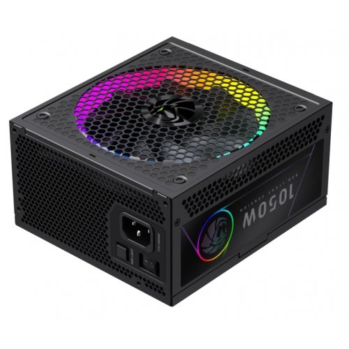 Блок питания GAMEMAX RGB 1050G 1050W (RGB 1050G) Black купить в Украине: Киев, Днепр, Харьков, Одесса  | Проверка совместимости, низкая цена, отзывы, характеристики от TELEMART фото 2 Блок питания GAMEMAX RGB 1050G 1050W (RGB 1050G) Black купить в Украине: Киев, Днепр, Харьков, Одесса  | Проверка совместимости, низкая цена, отзывы, характеристики от TELEMART фото