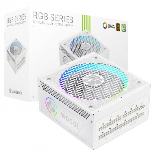 Блок питания GAMEMAX RGB 1050G 1050W (RGB 1050G WH) White купить в Украине: Киев, Днепр, Харьков, Одесса  | Проверка совместимости, низкая цена, отзывы, характеристики от TELEMART фото 5 Блок питания GAMEMAX RGB 1050G 1050W (RGB 1050G WH) White купить в Украине: Киев, Днепр, Харьков, Одесса  | Проверка совместимости, низкая цена, отзывы, характеристики от TELEMART фото
