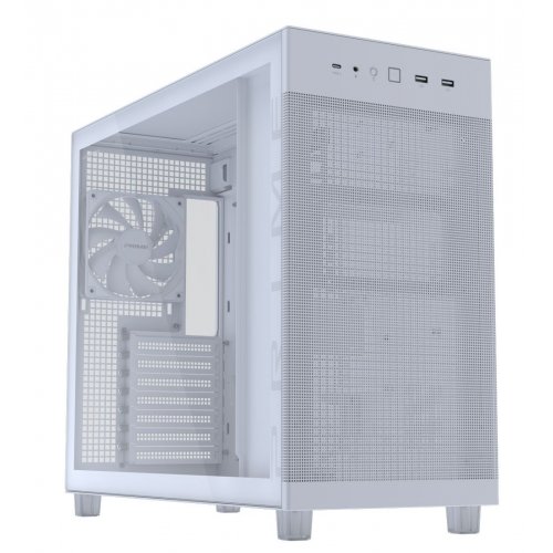 Корпус Asus Prime AP303 Tempered Glass без БП (90DC00V3-B39010) White купить в Украине: Киев, Днепр, Харьков, Одесса  | Проверка совместимости, низкая цена, отзывы, характеристики от TELEMART фото