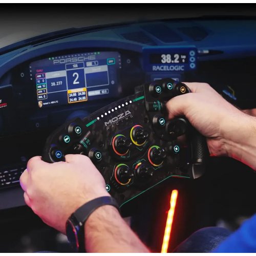 Руль MOZA Racing GS V2P Steering for PC (RS056_Moza) Black купить в Украине: Киев, Днепр, Харьков, Одесса  | Низкая цена, отзывы, характеристики от TELEMART фото 9 Руль MOZA Racing GS V2P Steering for PC (RS056_Moza) Black купить в Украине: Киев, Днепр, Харьков, Одесса  | Низкая цена, отзывы, характеристики от TELEMART фото