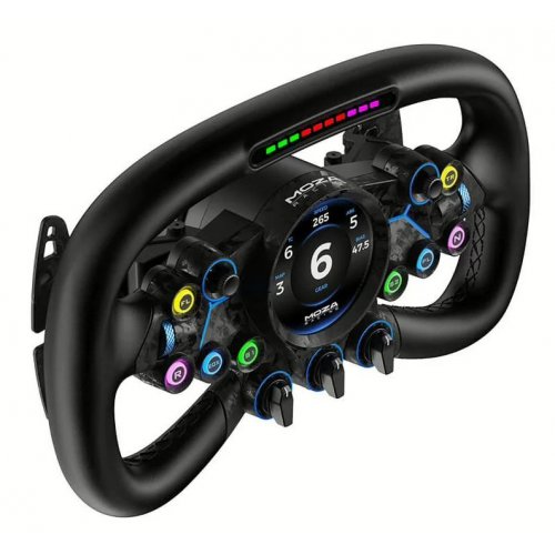 Руль MOZA Racing Vision GS Steering for PC (RS064_Moza) Black купить в Украине: Киев, Днепр, Харьков, Одесса  | Низкая цена, отзывы, характеристики от TELEMART фото 2 Руль MOZA Racing Vision GS Steering for PC (RS064_Moza) Black купить в Украине: Киев, Днепр, Харьков, Одесса  | Низкая цена, отзывы, характеристики от TELEMART фото