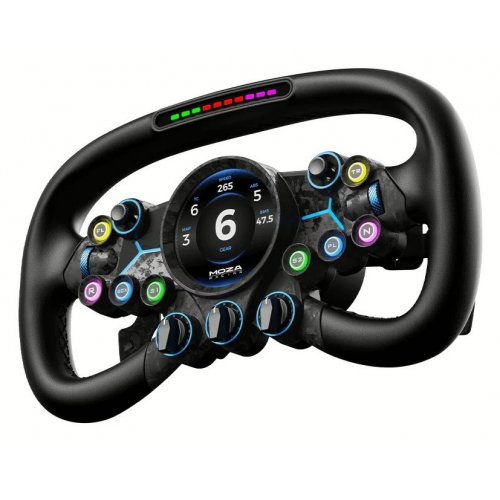 Руль MOZA Racing Vision GS Steering for PC (RS064_Moza) Black купить в Украине: Киев, Днепр, Харьков, Одесса  | Низкая цена, отзывы, характеристики от TELEMART фото 3 Руль MOZA Racing Vision GS Steering for PC (RS064_Moza) Black купить в Украине: Киев, Днепр, Харьков, Одесса  | Низкая цена, отзывы, характеристики от TELEMART фото