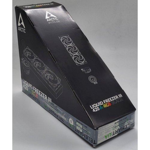 Готовая сво Arctic Liquid Freezer III 420 A-RGB (ACFRE00145A) Black (Восстановлено продавцом, 820551) купить в Украине: Киев, Днепр, Харьков, Одесса  | Проверка совместимости, низкая цена, отзывы, характеристики от TELEMART фото