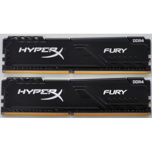 Озу HyperX DDR4 16GB (2x8GB) 3200Mhz Fury Black (HX432C16FB3K2/16) (Восстановлено продавцом, 820570) купить в Украине: Киев, Днепр, Харьков, Одесса  | Проверка совместимости, низкая цена, отзывы, характеристики от TELEMART фото