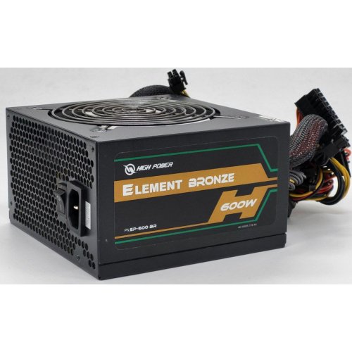 Блок живлення High Power Element EP 600W (EP-600-BR) (Відновлено продавцем, 820650) купити в Україні: Київ, Львів, Хмельницький, Тернопіль | Перевірка сумісності, низька ціна, відгуки, характеристики від TELEMART фото