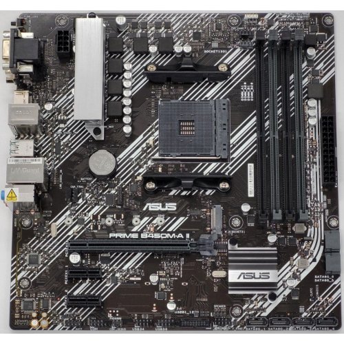 Материнская плата Asus Prime B450M-A II (sAM4, AMD B450) (Восстановлено продавцом, 820825) купить в Украине: Киев, Днепр, Харьков, Одесса  | Проверка совместимости, низкая цена, отзывы, характеристики от TELEMART фото
