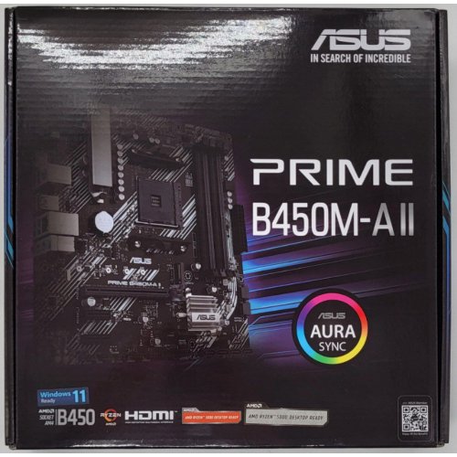 Материнская плата Asus Prime B450M-A II (sAM4, AMD B450) (Восстановлено продавцом, 820825) купить в Украине: Киев, Днепр, Харьков, Одесса  | Проверка совместимости, низкая цена, отзывы, характеристики от TELEMART фото