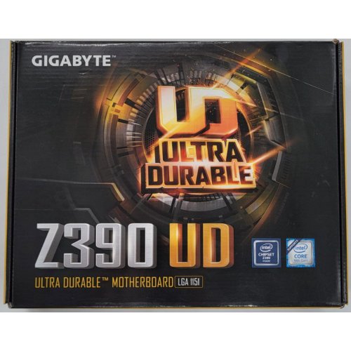 Материнська плата Gigabyte Z390 UD (s1151-v2, Intel Z390) (Відновлено продавцем, 820832) купити в Україні: Київ, Львів, Хмельницький, Тернопіль | Перевірка сумісності, низька ціна, відгуки, характеристики від TELEMART фото