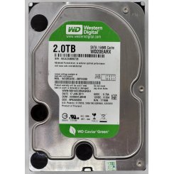 Жесткий диск Western Digital Caviar Green 2TB 64MB 5400RPM 3.5" (WD20EARX) (Восстановлено продавцом, 820833) Жесткий диск Western Digital Caviar Green 2TB 64MB 5400RPM 3.5