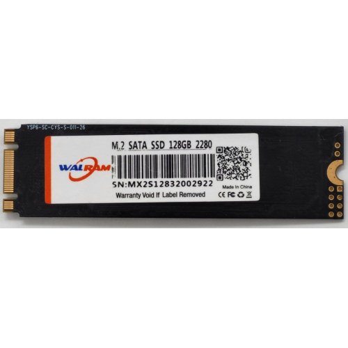 Ssd-диск Walram 128GB M.2 Sata III (WALM200 SSD-128GB) (Відновлено продавцем, 820834) купити в Україні: Київ, Львів, Хмельницький, Тернопіль | Перевірка сумісності, низька ціна, відгуки, характеристики від TELEMART фото