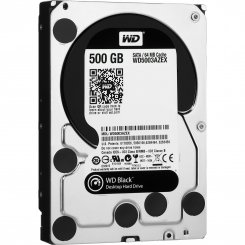 Жесткий диск Western Digital Caviar Black 500GB 64MB 3.5" (WD5003AZEX) (Восстановлено продавцом, 820836) Жесткий диск Western Digital Caviar Black 500GB 64MB 3.5