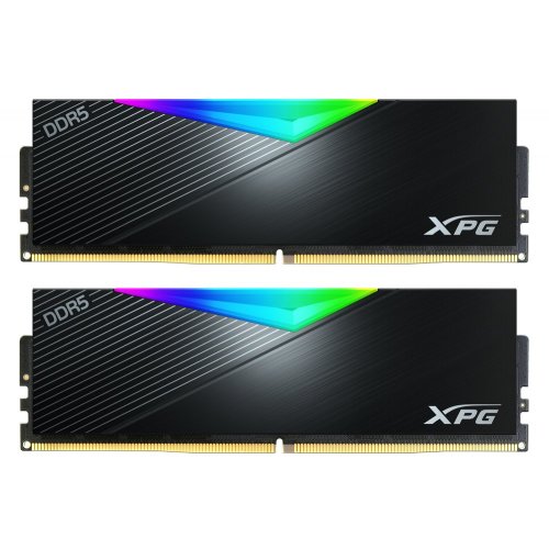Озп ADATA DDR5 32GB (2x16GB) 7200MHz XPG Lancer RGB Black (AX5U7200C3416G-DCLARBK) (Відновлено продавцем, 820838) купити в Україні: Київ, Львів, Хмельницький, Тернопіль | Перевірка сумісності, низька ціна, відгуки, характеристики від TELEMART фото