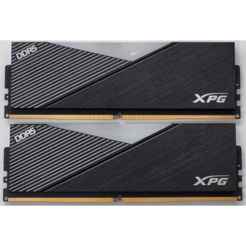 Озп ADATA DDR5 32GB (2x16GB) 7200MHz XPG Lancer RGB Black (AX5U7200C3416G-DCLARBK) (Відновлено продавцем, 820838) купити в Україні: Київ, Львів, Хмельницький, Тернопіль | Перевірка сумісності, низька ціна, відгуки, характеристики від TELEMART фото
