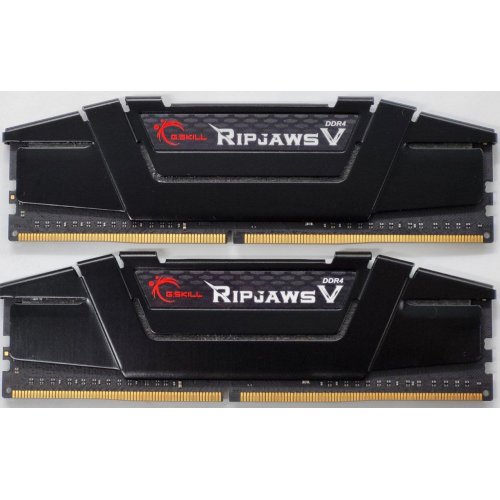 Озу G.Skill DDR4 16GB (2x8GB) 3200Mhz Ripjaws V (F4-3200C16D-16GVKB) (Восстановлено продавцом, 820839) купить в Украине: Киев, Днепр, Харьков, Одесса  | Проверка совместимости, низкая цена, отзывы, характеристики от TELEMART фото