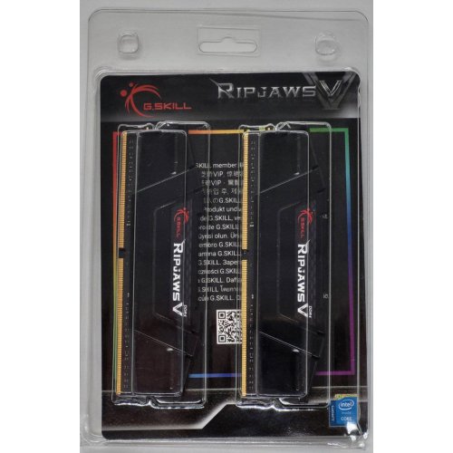 Озу G.Skill DDR4 16GB (2x8GB) 3200Mhz Ripjaws V (F4-3200C16D-16GVKB) (Восстановлено продавцом, 820839) купить в Украине: Киев, Днепр, Харьков, Одесса  | Проверка совместимости, низкая цена, отзывы, характеристики от TELEMART фото