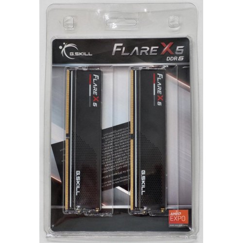 Озу G.Skill DDR5 64GB (2x32GB) 5600Mhz Flare X5 (F5-5600J3636D32GX2-FX5) (Восстановлено продавцом, 820840) купить в Украине: Киев, Днепр, Харьков, Одесса  | Проверка совместимости, низкая цена, отзывы, характеристики от TELEMART фото