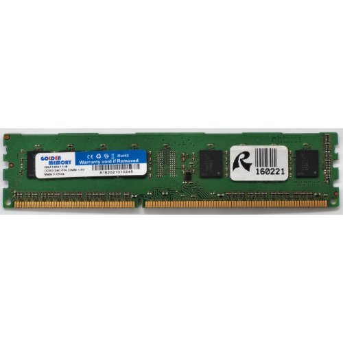 Озу Golden Memory DDR3 8GB 1600Mhz (GM16N11/8) (Восстановлено продавцом, 820842) купить в Украине: Киев, Днепр, Харьков, Одесса  | Проверка совместимости, низкая цена, отзывы, характеристики от TELEMART фото