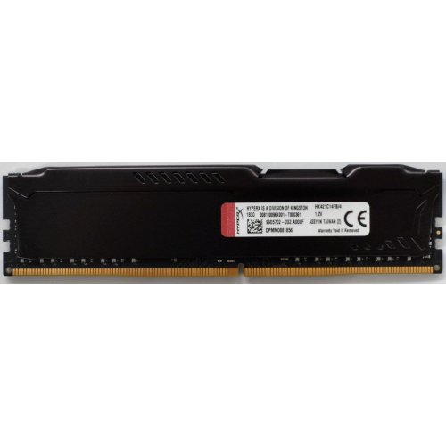 Озу Kingston DDR4 4Gb 2133Mhz HyperX FURY Black (HX421C14FB/4) (Восстановлено продавцом, 820849) купить в Украине: Киев, Днепр, Харьков, Одесса  | Проверка совместимости, низкая цена, отзывы, характеристики от TELEMART фото
