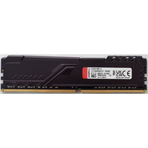 Озу Kingston DDR4 16GB 2666Mhz FURY Beast Black (KF426C16BB1/16) (Восстановлено продавцом, 820851) купить в Украине: Киев, Днепр, Харьков, Одесса  | Проверка совместимости, низкая цена, отзывы, характеристики от TELEMART фото