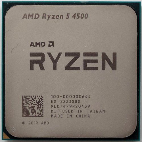 Процессор AMD Ryzen 5 4500 3.6(4.1)GHz 8MB sAM4 Tray (100-000000644) (Восстановлено продавцом, 820855) купить в Украине: Киев, Днепр, Харьков, Одесса  | Проверка совместимости, низкая цена, отзывы, характеристики от TELEMART фото