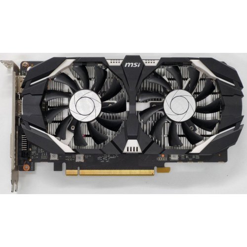 Видеокарта MSI GeForce GTX 1050 Ti Dual Fan OC 4096MB (GTX 1050 TI 4GT OC) (Восстановлено продавцом, 820913) купить в Украине: Киев, Днепр, Харьков, Одесса  | Проверка совместимости, низкая цена, отзывы, характеристики от TELEMART фото