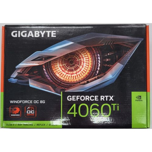 Відеокарта Gigabyte GeForce RTX 4060 Ti WindForce OC 8192MB (GV-N406TWF2OC-8GD) (Відновлено продавцем, 820914) купити в Україні: Київ, Львів, Хмельницький, Тернопіль | Перевірка сумісності, низька ціна, відгуки, характеристики від TELEMART фото