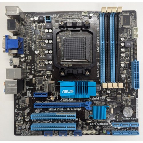 Материнська плата Asus M5A78L-M/USB3 (sAM3+, AMD 760G) (Відновлено продавцем, 821038) купити в Україні: Київ, Львів, Хмельницький, Тернопіль | Перевірка сумісності, низька ціна, відгуки, характеристики від TELEMART фото