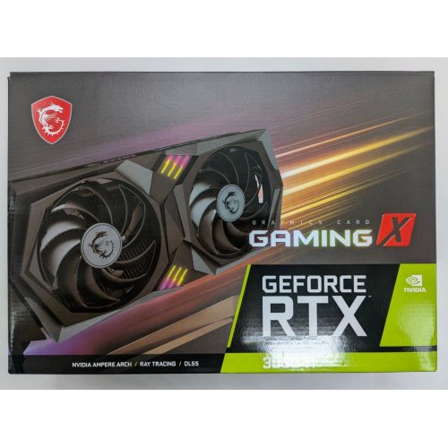 Відеокарта MSI GeForce RTX 3060 Ti GAMING X 8192MB (RTX 3060 Ti GAMING X 8G) LHR (Відновлено продавцем, 821041) купити в Україні: Київ, Львів, Хмельницький, Тернопіль | Перевірка сумісності, низька ціна, відгуки, характеристики від TELEMART фото