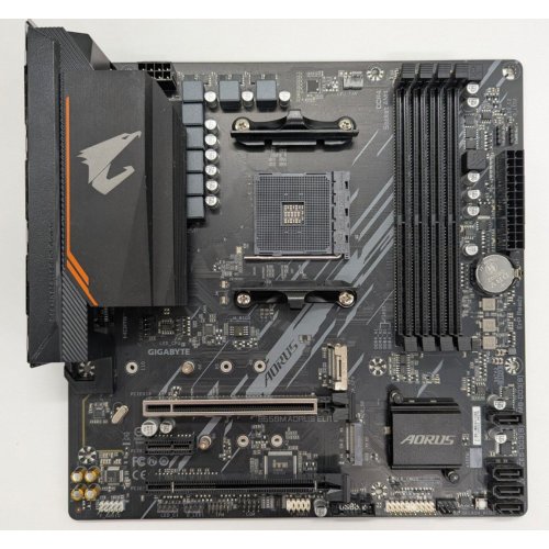 Материнська плата Gigabyte B550M AORUS ELITE (sAM4, AMD B550) (Відновлено продавцем, 821054) купити в Україні: Київ, Львів, Хмельницький, Тернопіль | Перевірка сумісності, низька ціна, відгуки, характеристики від TELEMART фото