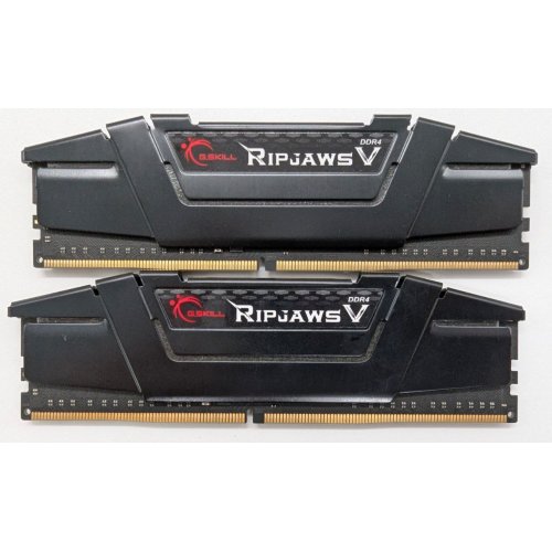 Озу G.Skill DDR4 16GB (2x8GB) 3200Mhz Ripjaws V (F4-3200C16D-16GVKB) (Восстановлено продавцом, 821076) купить в Украине: Киев, Днепр, Харьков, Одесса  | Проверка совместимости, низкая цена, отзывы, характеристики от TELEMART фото