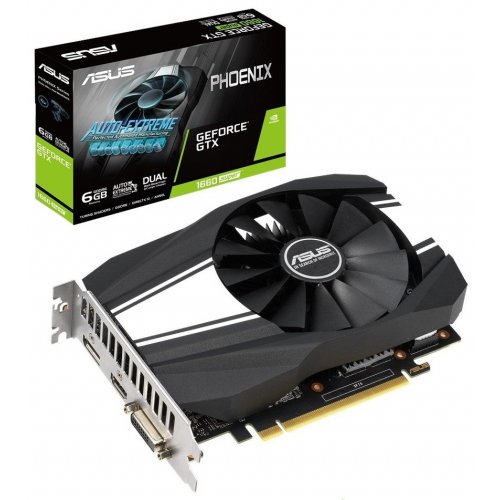 Відеокарта Asus GeForce GTX 1660 SUPER Phoenix 6144MB (PH-GTX1660S-6G) (Відновлено продавцем, 821099) купити в Україні: Київ, Львів, Хмельницький, Тернопіль | Перевірка сумісності, низька ціна, відгуки, характеристики від TELEMART фото