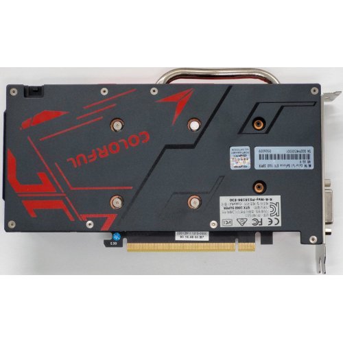 Відеокарта COLORFUL GeForce GTX 1660 SUPER 6144MB (GeForce GTX 1660 SUPER NB 6G-V) (Відновлено продавцем, 821101) купити в Україні: Київ, Львів, Хмельницький, Тернопіль | Перевірка сумісності, низька ціна, відгуки, характеристики від TELEMART фото