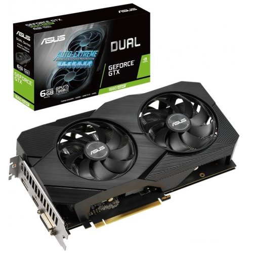 Відеокарта Asus GeForce GTX 1660 SUPER Dual Evo 6144MB (DUAL-GTX1660S-6G-EVO) (Відновлено продавцем, 821102) купити в Україні: Київ, Львів, Хмельницький, Тернопіль | Перевірка сумісності, низька ціна, відгуки, характеристики від TELEMART фото
