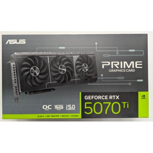 Відеокарта Asus PRIME GeForce RTX 5070 Ti OC 16384MB (PRIME-RTX5070TI-O16G) (Відновлено продавцем, 821107) купити в Україні: Київ, Львів, Хмельницький, Тернопіль | Перевірка сумісності, низька ціна, відгуки, характеристики від TELEMART фото