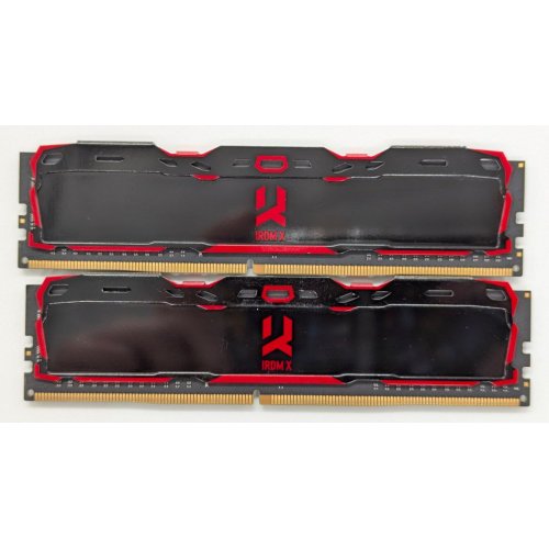 Озу GoodRAM DDR4 16GB (2x8GB) 3200Mhz Iridium X Black (IR-X3200D464L16SA/16GDC) (Восстановлено продавцом, 821274) купить в Украине: Киев, Днепр, Харьков, Одесса  | Проверка совместимости, низкая цена, отзывы, характеристики от TELEMART фото