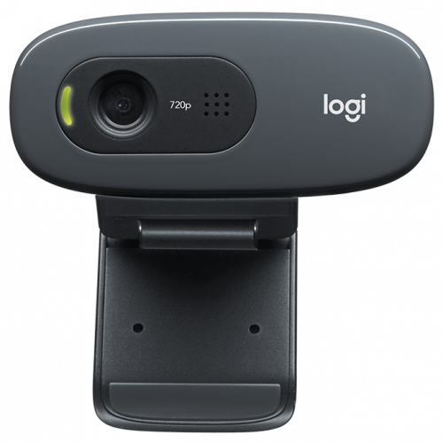 Купить Веб-камера Logitech HD Webcam C270 (960-001063) Black - цена в Харькове, Киеве, Днепре, Одессе
в интернет-магазине Telemart фото