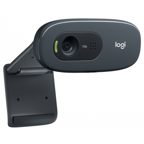 Купить Веб-камера Logitech HD Webcam C270 (960-001063) Black - цена в Харькове, Киеве, Днепре, Одессе
в интернет-магазине Telemart фото