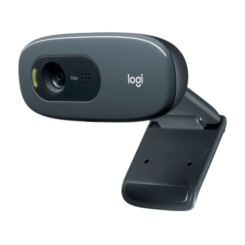 Купить Веб-камера Logitech HD Webcam C270 (960-001063) Black - цена в Харькове, Киеве, Днепре, Одессе
в интернет-магазине Telemart фото