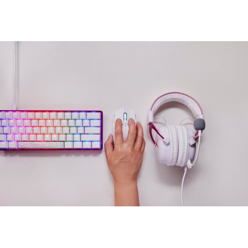 Уцінка миша HyperX Pulsefire Haste 2 Wireless (6N0A9AA) White (Розкрита упаковка, 821336) купити в Україні: Київ, Львів, Хмельницький, Тернопіль | Низька ціна, відгуки, характеристики від TELEMART фото