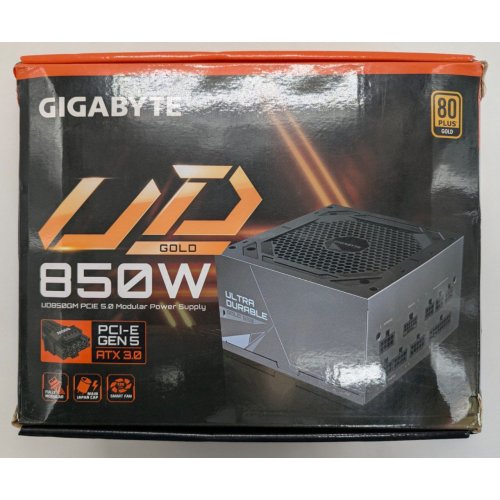 Блок питания Gigabyte UD850GM PG5 850W Rev. 2.0 (GP-UD850GM PG5) (Восстановлено продавцом, 821374) купить в Украине: Киев, Днепр, Харьков, Одесса  | Проверка совместимости, низкая цена, отзывы, характеристики от TELEMART фото