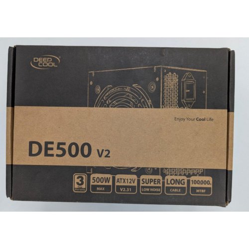 Блок питания Deepcool DE500 V2 350W (DP-DE500US-PH) (Восстановлено продавцом, 821378) купить в Украине: Киев, Днепр, Харьков, Одесса  | Проверка совместимости, низкая цена, отзывы, характеристики от TELEMART фото