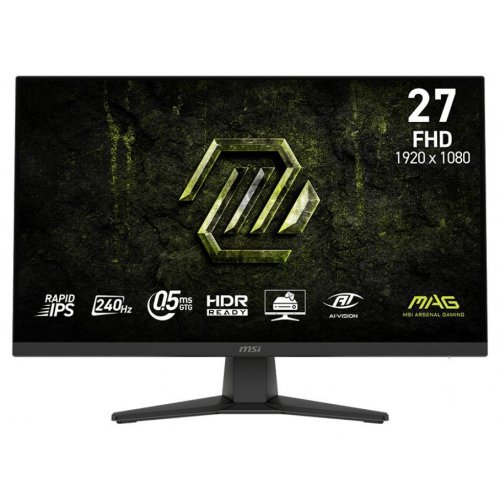 Монітор MSI 27" MAG 272F X24 Black купити в Україні: Київ, Львів, Хмельницький, Тернопіль | Низька ціна, відгуки, характеристики від TELEMART фото 1 Монітор MSI 27" MAG 272F X24 Black купити в Україні: Київ, Львів, Хмельницький, Тернопіль | Низька ціна, відгуки, характеристики від TELEMART фото