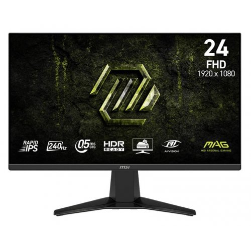 Монітор MSI 23.8" MAG 245F X24 Black купити в Україні: Київ, Львів, Хмельницький, Тернопіль | Низька ціна, відгуки, характеристики від TELEMART фото 1 Монітор MSI 23.8" MAG 245F X24 Black купити в Україні: Київ, Львів, Хмельницький, Тернопіль | Низька ціна, відгуки, характеристики від TELEMART фото