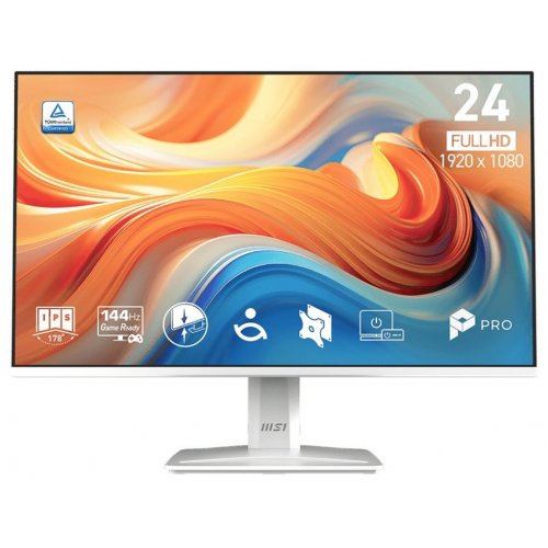 Монітор MSI 23.8" PRO MP243W E14 White купити в Україні: Київ, Львів, Хмельницький, Тернопіль | Низька ціна, відгуки, характеристики від TELEMART фото 1 Монітор MSI 23.8" PRO MP243W E14 White купити в Україні: Київ, Львів, Хмельницький, Тернопіль | Низька ціна, відгуки, характеристики від TELEMART фото