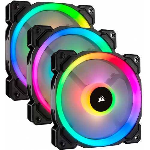 Купить Кулер для корпуса Corsair LL120 RGB LED Dual Light Loop 3 Fan Pack (CO-9050072-WW) с проверкой совместимости: обзор, характеристики, цена в Киеве, Днепре, Одессе, Харькове, Украине | интернет-магазин TELEMART.UA фото