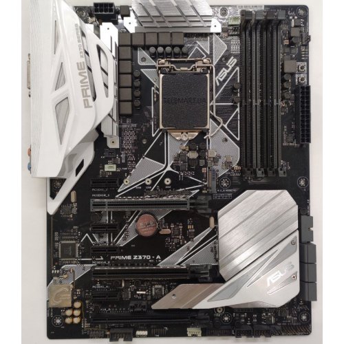 Материнская плата Asus PRIME Z370-A (s1151, Intel Z370) (Восстановлено продавцом, 821446) купить в Украине: Киев, Днепр, Харьков, Одесса  | Проверка совместимости, низкая цена, отзывы, характеристики от TELEMART фото